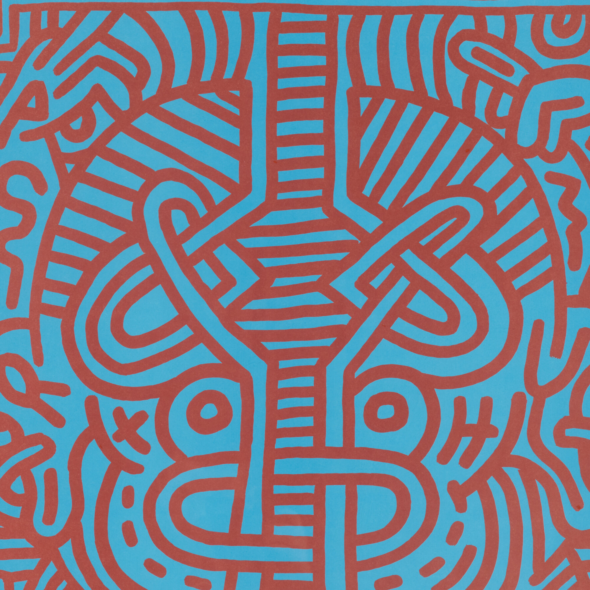 519: KEITH HARING, Untitled (six works from Fault Lines) < Prints 