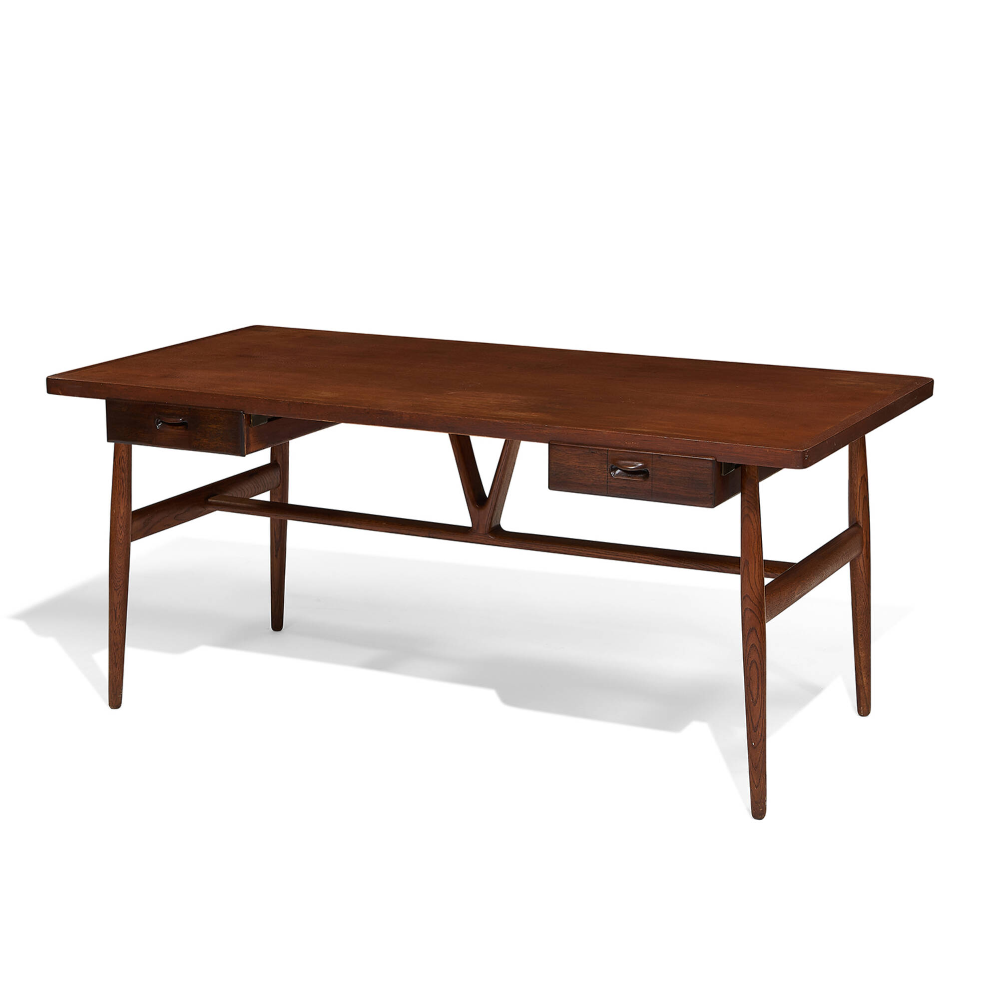 250: HANS J. WEGNER, Wishbone desk, model JH-563 < Art & Design, 2 